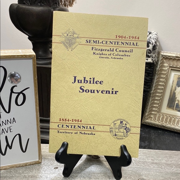 Other - 1954 Knights Of Columbus Jubilee Souvenir Booklet!